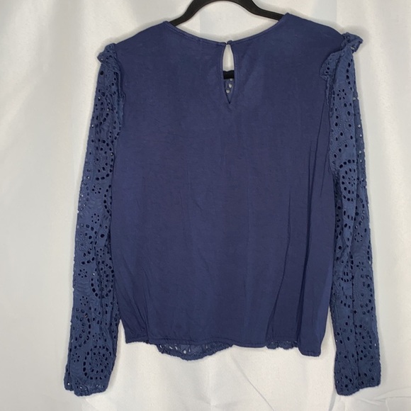 INC Ruffled Eyelet Blouse - Picture 3 of 8